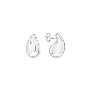 Celesti 'Rain Drop' Medium Earrings | Silver RH