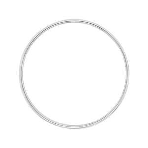 Celesti 'Fresh' Full Round Bangle | Silver | Size 65