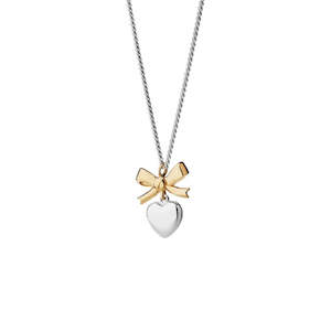 Karen Walker | Mini Superlove | Silver and Yellow Gold | 45cm Necklace