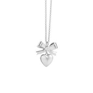 Karen Walker Superlove Bow 55cm Necklace| Sterling Silver