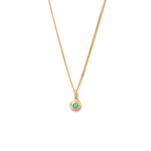 Kirstin Ash | Emerald | May | Birth Stone | Gold Plated | Necklace