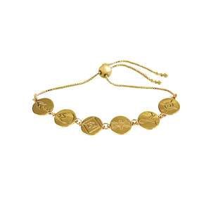 Lindi Kingi Earth Energies Gold Plated Brass Bracelet