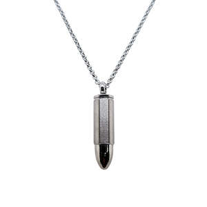 Revolution Stainless Steel Bullet on 55cm Chain