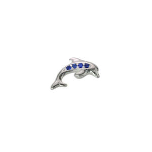 Stow Sapphire Dolphin - Friendship Charm