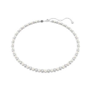 Swarovski | Matrix | Pearl Crystal | Rhodium | Tennis | Necklace