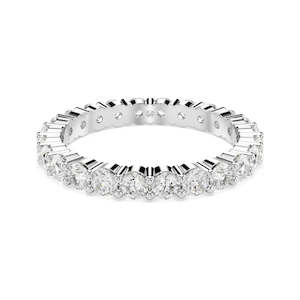 Swarovski | Matrix Vittore | Round Cut | Silver | Ring | Size 55