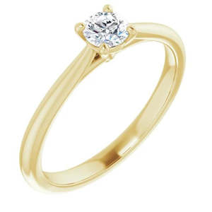 Vida 0.25ct Lab Created Diamond Solitaire Ring