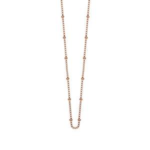 Kirstin Ash Bespoke Ball Chain (14-16") in Rose Gold Vermeil