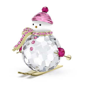 Swarovski Holiday Cheers Dulcis Snowman | Pink