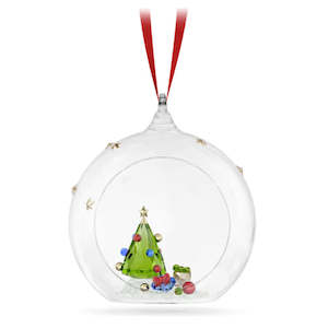 Swarovski Holiday Cheers Tree and Gifts Ball Ornament