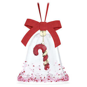 Swarovski Holiday Cheers Dulcis Bell Ornament | Red