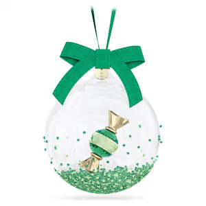 Swarovski Holiday Cheers Dulcis Ball Ornament | Green