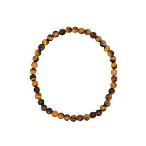 Luna 'Mab' 4mm Stretch Bracelet | Tigers Eye | 17cm