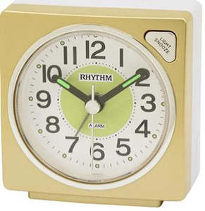 Rhythm Gold Luminous Alarm Clock