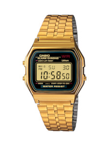 Casio Vintage Digital Watch - Gold & Black