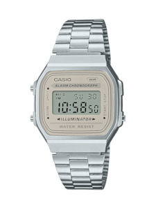 Casio Vintage Digital Watch - Light Beige