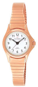 Ladies Olympic Rose Gold Expanding Band Watch