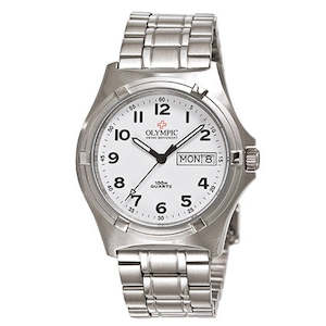 Watch: Gents Olympic Work Watch White Full Fig