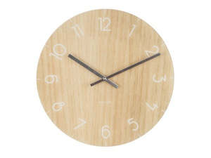 Watch: Glass Clock Wood