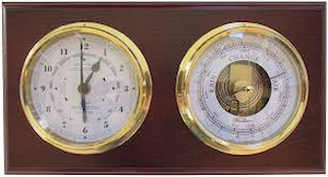 Watch: Fischer Mahogany Time & Tide and Barometer Set