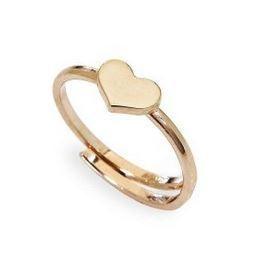 Watch: Adjustable Heart Ring Rose