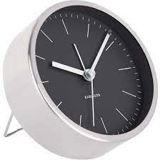 Watch: Karlsson Minimal Alarm Clock Black Dial