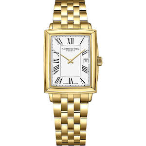 Raymond Weil Toccata Ladies Gold Quartz Watch, 22.6 x 28.1 mm Yellow Gold PVD plating