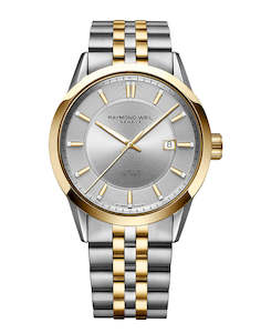 Raymond Weil Freelancer Men's Automatic Classic Two-Tone Yellow Gold Date Watch