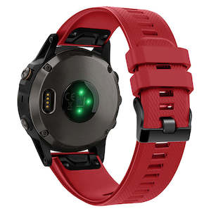 Watch: Replacement Band For Garmin Forerunner & Fenix - Red