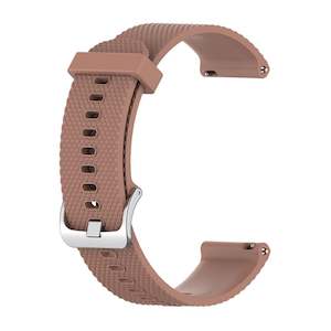 22mm Silicone Band Brown - Samsung, Garmin