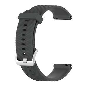 22mm Silicone Band Grey - Samsung, Garmin