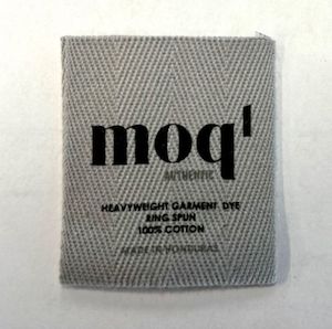 Insert MOQ1 Branded Neck label