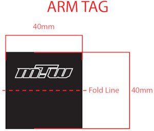 "MTW" Arm Tag Label