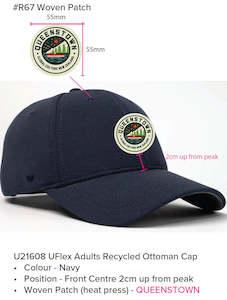 GC U21608R Navy Cap With Round Queenstown Adhesive Patch