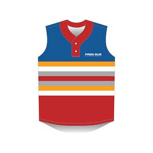 Baseball Sleeveless Jersey 2-Button