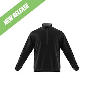 Adidas Mens Elevate Quarter Zip Pullover - Black