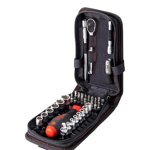 Hand tool wholesaling - including power operated: Wiha Socket and Bit Set 1/4″ – 40 pcs