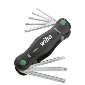 Hand tool wholesaling - including power operated: Wiha Multitool PocketStar TORX®, 8-pcs. (23049)