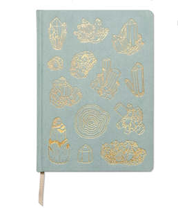 Gold Crystal Jumbo Journal