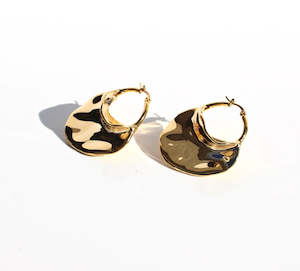 Molten Hoop Earrings by Queen Of The Foxes