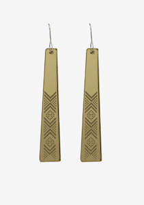 Tāniko I Long Earrings by Nichola