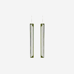 Weave Stick Long Earrings by Tania Tupu