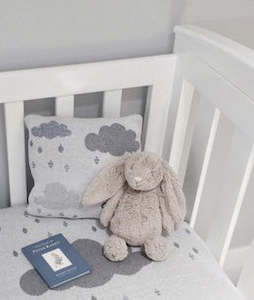 Grey Cloud Baby Cushion