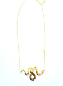 Gold Gypsy Snake Necklace