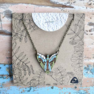 Puriri Moth Necklace by Natty