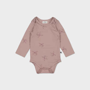 Burrow and Be Long Sleeve Bodysuit - Magnolia