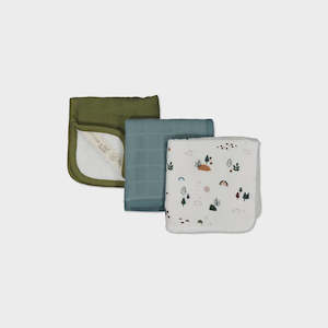 Burrow & Be ORGANIC BABY WASH CLOTH SET