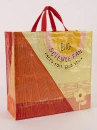 Big Science Fan Shopper Tote by Blue Q