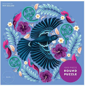 Tuneful Tui Round 1000 Piece Puzzle