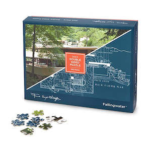 Frank Lloyd Wright Falling Water 2 Sided Puzzle - 500piece